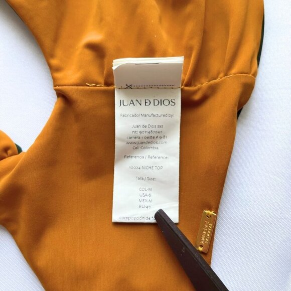 Elegant Green Bikini with Patterned Waistband - Picture 10 of 16